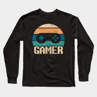 Retro Gamer Long Sleeve T-Shirt